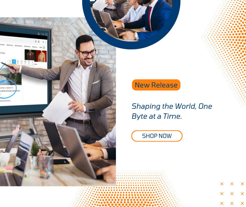 Purple and Orange Creative Minimalist New Release Cool Tech T-Shirt Facebook Post (8)