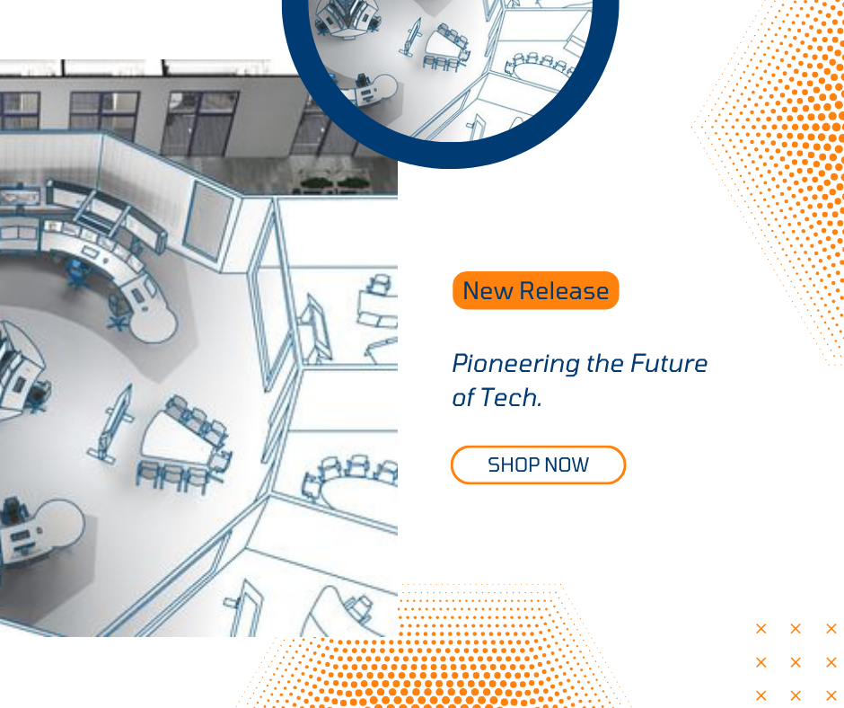 Purple and Orange Creative Minimalist New Release Cool Tech T-Shirt Facebook Post (9)